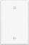 Picture of Wall-plate Blank Midsize Polycarbonate White