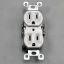 Picture of Electrical-Outlet Duplex-Receptacle 125-volt 15-amp Cu/al White