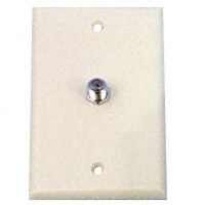 Picture of Wall-Plate Coaxial-jack For F-plug 75 Ohm Cable With Wall Ivory