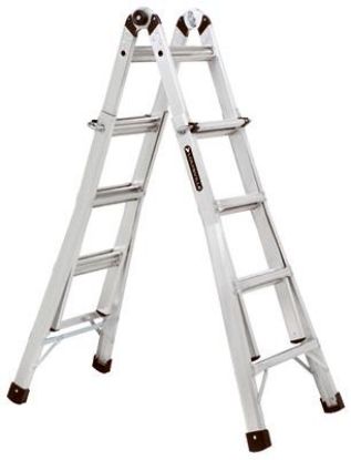 Picture of 17' Articulating Ladder Aluminum 1a 300-Pound