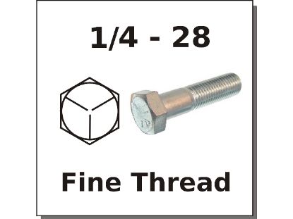 Picture of FC175B* 1/4-28 TPI 28 X 1 High-Carbon-Steel Z