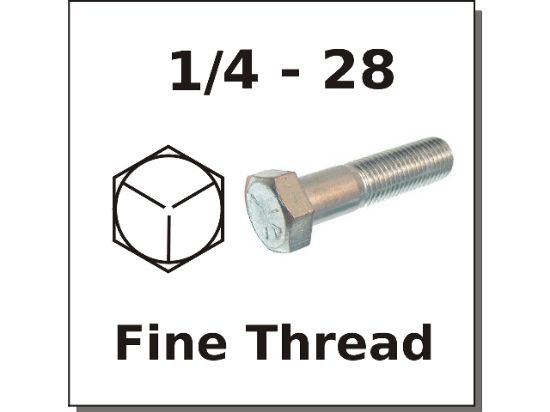 Picture of FC175B* 1/4-28 TPI 28 X 1 High-Carbon-Steel Z