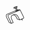 Picture of Coaxial-Cable Nail-In Straps Plastic Black 3/16"