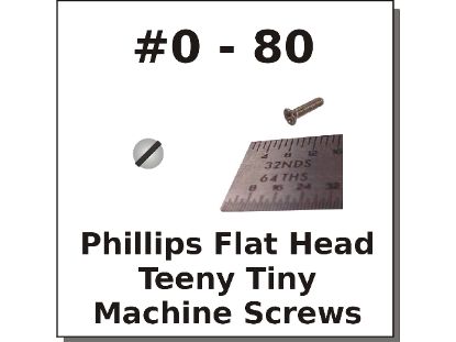 Picture of Machine-Screw 0-80 X 1/4 Stainless-Steel