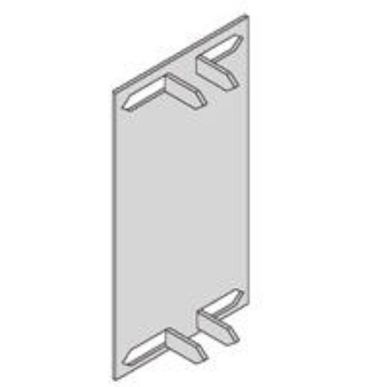 Picture of Protector Plate Galvanized Steel 16-Gauge 1-1/2" x 3"