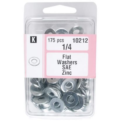 Picture of Flat-Washer Zinc-Plated SAE 1/4"