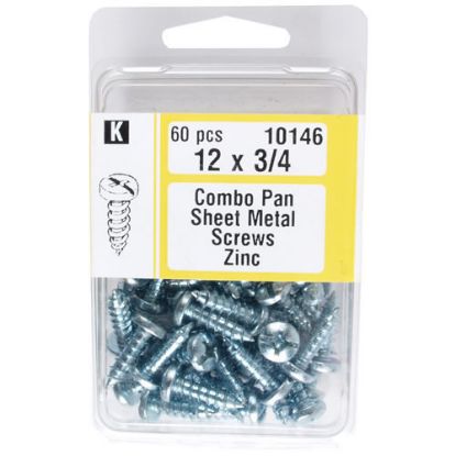 Picture of Sheetmetal-Screw 12 X 3/4 Zinc Combination