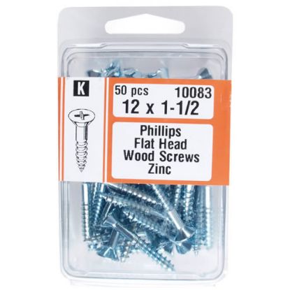 Picture of Wood-Screw Zinc-Plated 1-1/2"