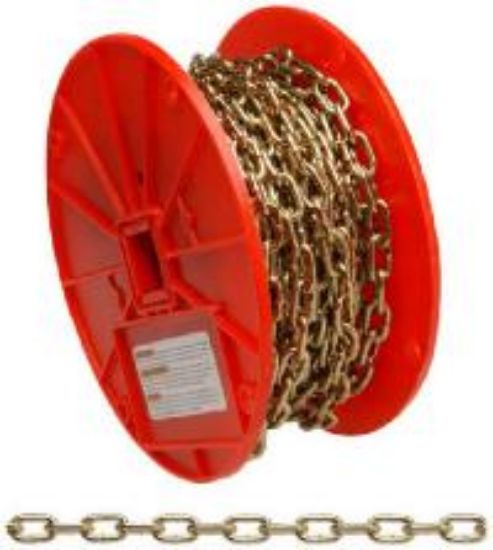 Picture of Machine-Chain Straight-Link Brass Glo #3