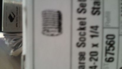 Picture of Stainless Socket-hex-drive Set-screw 10-32 X 1/4