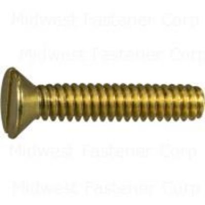 Picture of 10-24 X 1 Machine Screw Flat Brass