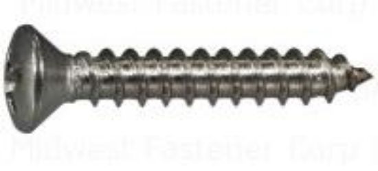 Picture of Sheetmetal-screw Stainless-steel #8 X 1"