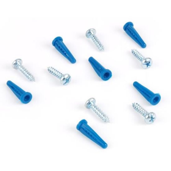 Picture of Plastic Conical-Anchor With-Screws #8-10 x 7/8"