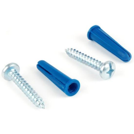 Picture of Plastic Conical-anchor With-Screws #14-16 X 1-1/2"