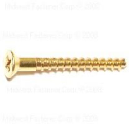 Picture of Wood-Screw 8 X 1-1/2" Brass Bag/2