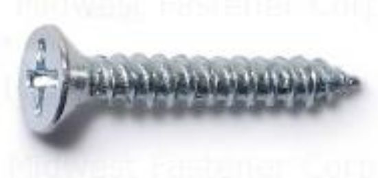 Picture of Wood-screw Flathead Phillips Zinc #8 X 3/4"