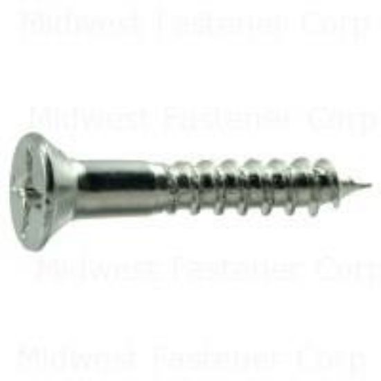 Picture of Wood-Screw 8 X 1-1/4" Phillips Zinc
