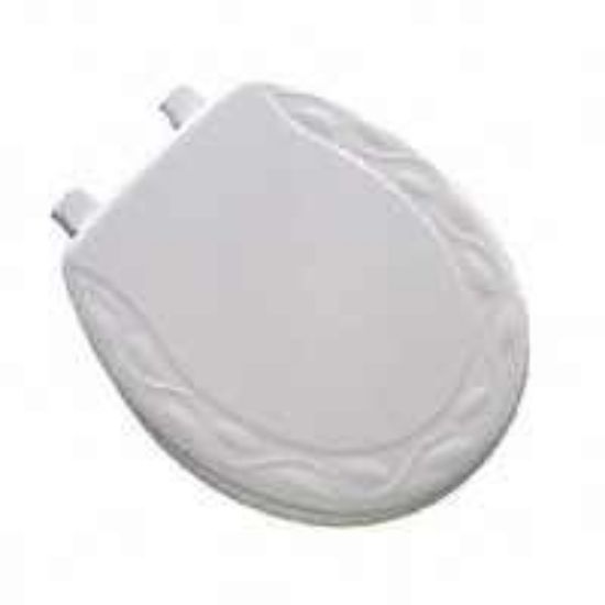 Picture of Toilet-Seat Wood-Material White Ivy