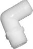 Picture of 3/8" X 3/8" Male Elbow Nylon Hose-Barb X MIP