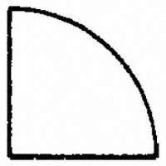 Picture of Quarter-round Pine 1/2" X 1/2"