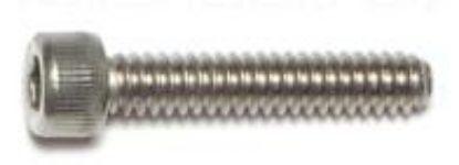 Picture of Machine-Screw Knurled-barrel Socket-cap #10-24 X 1"