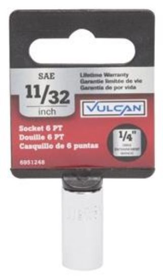 Picture of Socket-Wrench 6-point Vanadium-steel Chrome 11/32"