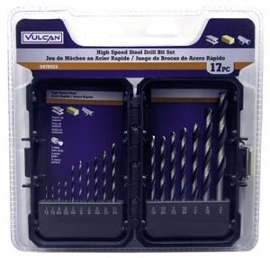 Picture of Drill-biut Set High-speed-steel 1-1/5" - 3/8" 17 Pieces