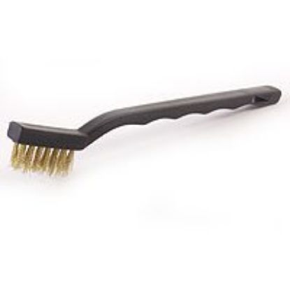 Picture of Wire-Brush Mini Plastic-handle Brass 7"