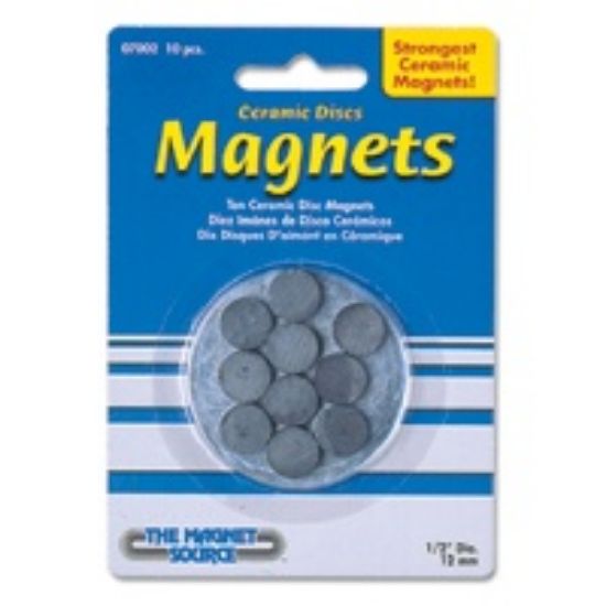 Picture of Disc Magnets Ceramic 1/2"