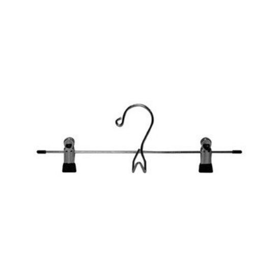 Picture of Trouser Skirt-Hanger Set Chrome/Black Vinyl 4-Piece