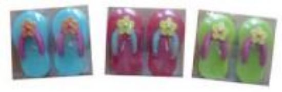 Picture of Floating Flower Flip Flop Candles Red