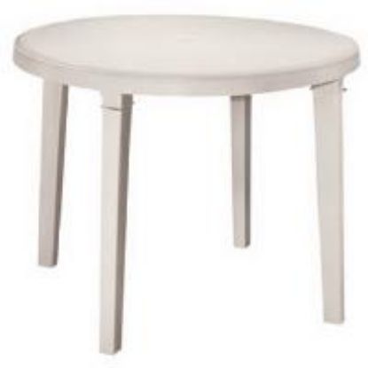 Picture of 38" White Dining-Table