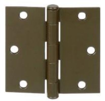 Picture of 3-1/2" Bronze Square Door-Hinge