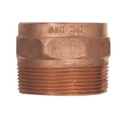 Picture of Wrot-copper Dwv-rated Male-adapter C X M 2"