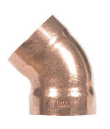 Picture of Wrot-copper Dwv-rated 45°-elbow C X C 2"