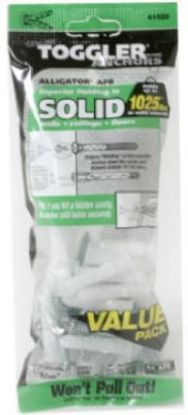 Picture of 20 Af8 Anchors With Flange & 20 1-3/4" Screws In Bag 5/16" Drill Size