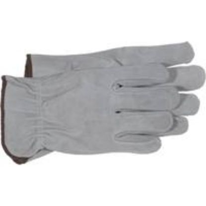 Picture of Driver's Gloves Gray Split-leather