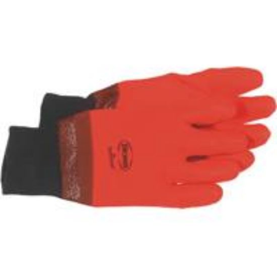 Picture of Gloves Orange PVC Coated Knit Wrist
