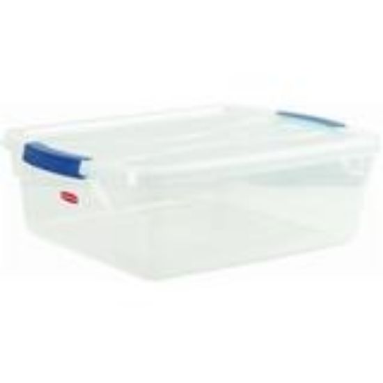 Picture of Storage-Container Household-Storage Transparent Plastic 15-quart 16.9" X 13.4" X 5.4"