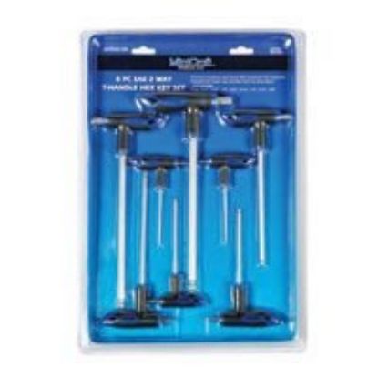 Picture of Hex-Key Set T-handle 8 Piece Sae