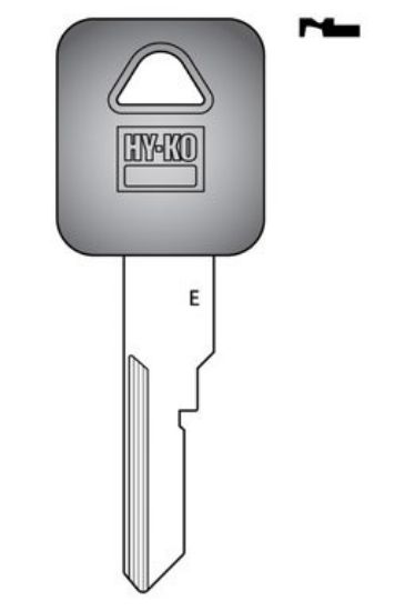 Picture of B77P Key-Blank RUBBERHEAD