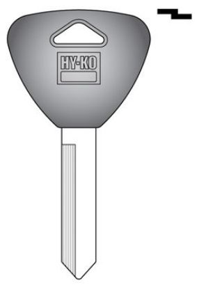 Picture of H62P Key-Blank RUBBERHD