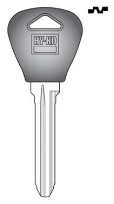 Picture of H70P Key-Blank RUBBERHD