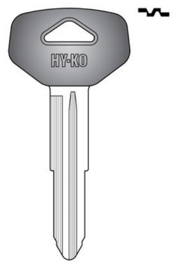 Picture of TR40P Key-Blank TOYOTA RUBBERHD