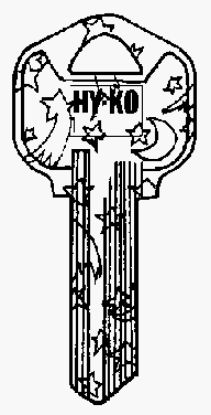 Picture of KW1-03 Key-Blank - CELESTIAL