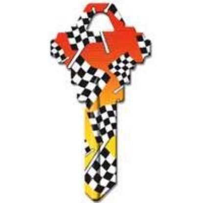 Picture of SC1-07 - Cut-Key Checkered Flag