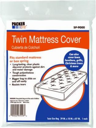 Picture of Mattress-Cover Plastic Clear 40 X 10 X 86