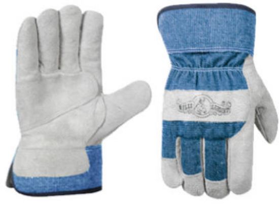 Picture of Leather-Palm Gloves Safety Cuff Large