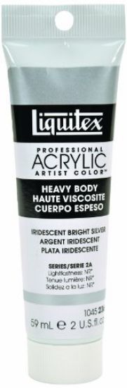 Picture of Heavy-Body-Color 2-FluidOunce (59ml) Iridescent Bright Silver