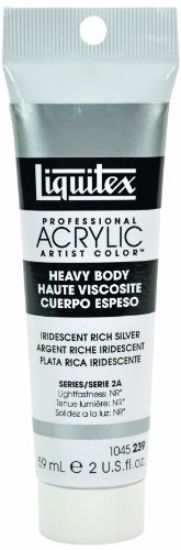 Picture of Heavy-Body-Color 2-FluidOunce (59ml) Iridescent Rich Silver
